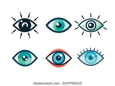 Icono de ojo símbolo de ojo logotipo de ojo Vector 