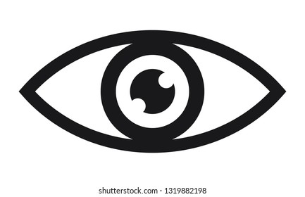 eye icon symbol vector - Vector
