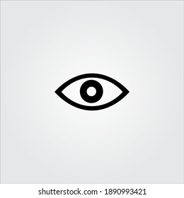 
eye icon symbol vector eps 10
