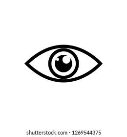 Eye icon symbol vector illustration
