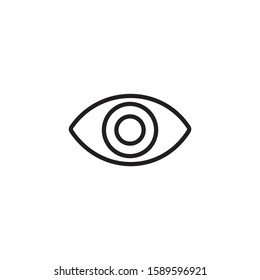 Eye icon symbol vector illustration