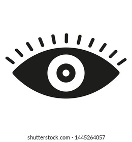 
Eye icon. Symbol of vision. Linear vector pictogram.
