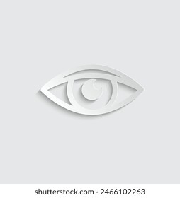 Augensymbol. Augensymbol für Webdesign.