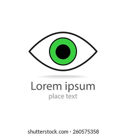 eye - icon template for logo design 