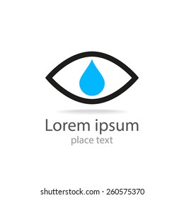 eye - icon template for logo design 