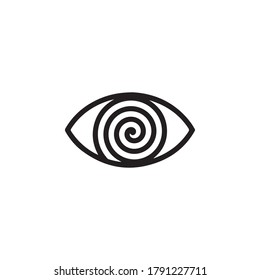 Icono De Ojo En El Vector De Diseño De Moda Eps 10