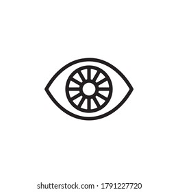 Eye Icon In Trendy Design Vector Eps 10