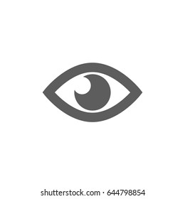 Eye Icon in trendy flat style isolated on white background. Symbol for your web site design, logo, app, UI. Vector illustration, EPS10.