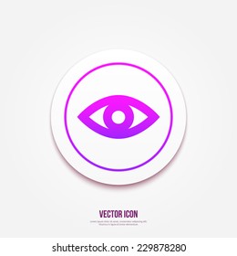 Eye icon ui design button