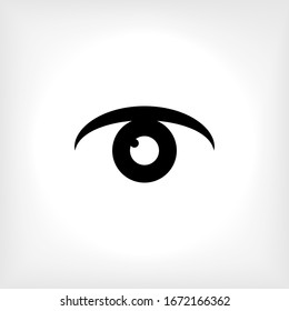 Eye Icon. Universal Interface Element, Visible Sign and Symbol - Vector.