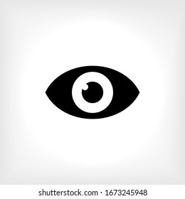 Eye Icon. Universal Interface Element, Visible Sign and Symbol - Vector.