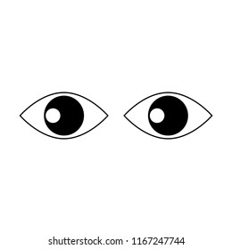 eye icon vector