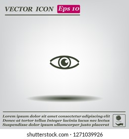 Eye icon. Vector