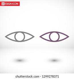 Eye icon - vector