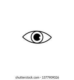 Eye icon vector