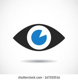 Eye icon vector