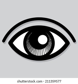 eye icon vector
