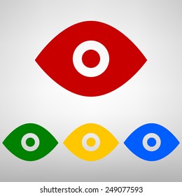 Eye icon - vector