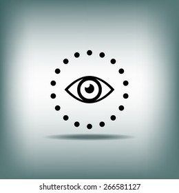 Eye icon - vector icon