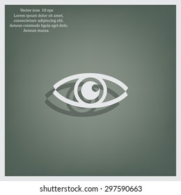 Eye icon. Vector