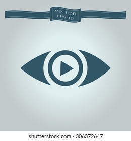 Eye icon - vector