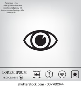 Eye icon. Vector