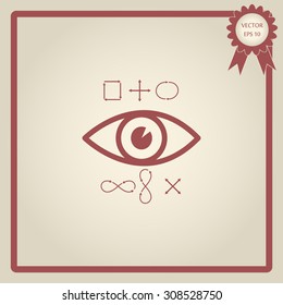 Eye icon ,vector