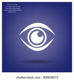 Eye icon - vector