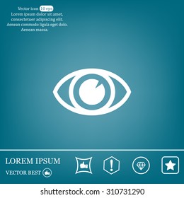 Eye icon. Vector