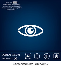 Eye icon. Vector