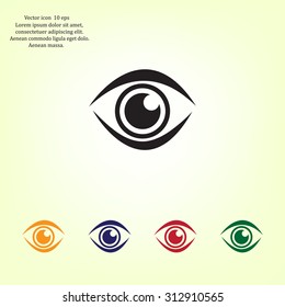 Eye icon - vector