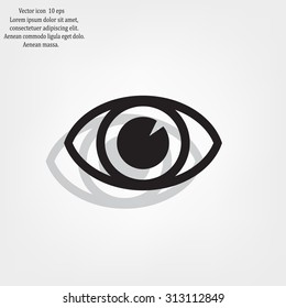 Eye icon. Vector
