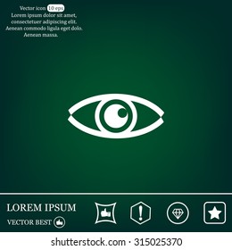 Eye icon. Vector