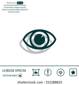 Eye icon. Vector