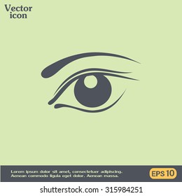 Eye icon. Vector