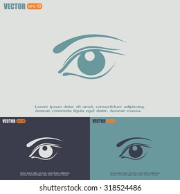 Eye icon. Vector