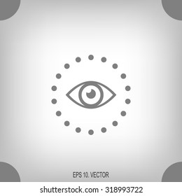 Eye icon - vector icon