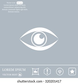 Eye icon - vector
