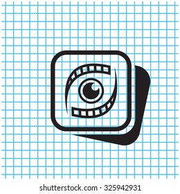 Eye icon - vector