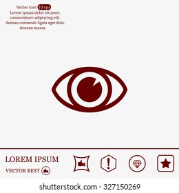 Eye icon. Vector