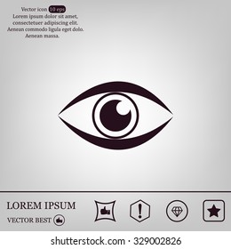Eye icon - vector