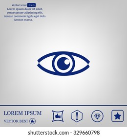 Eye icon. Vector