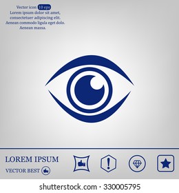 Eye icon - vector