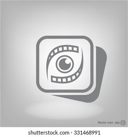 Eye icon - vector