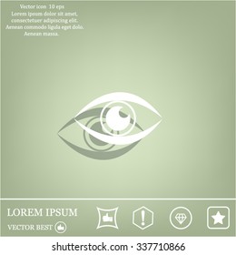 Eye icon - vector