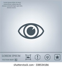 Eye icon. Vector
