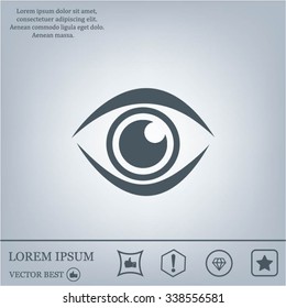 Eye icon - vector