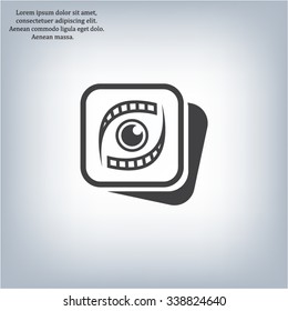 Eye icon - vector