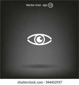 Eye icon. Vector