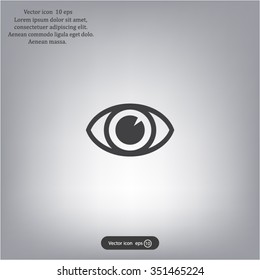 Eye icon. Vector